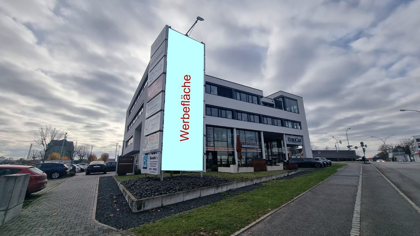 Wirksame Außenwerbung an frequentierter Straße in Bahnhofsnähe in Landshut!