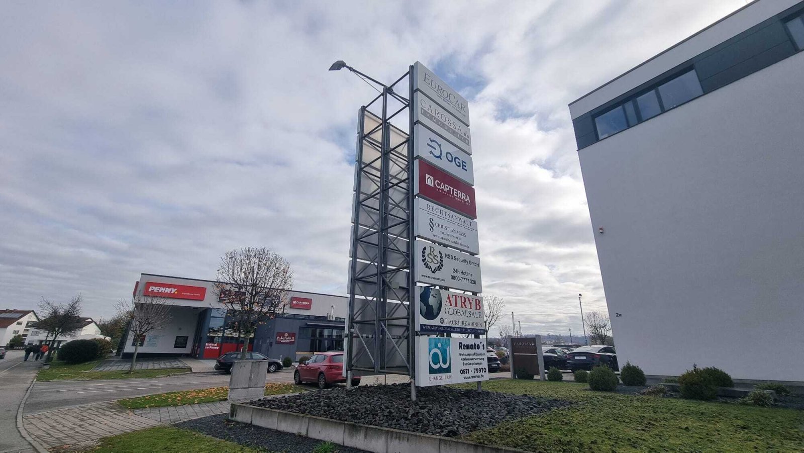 Wirksame Außenwerbung an frequentierter Straße in Bahnhofsnähe in Landshut!