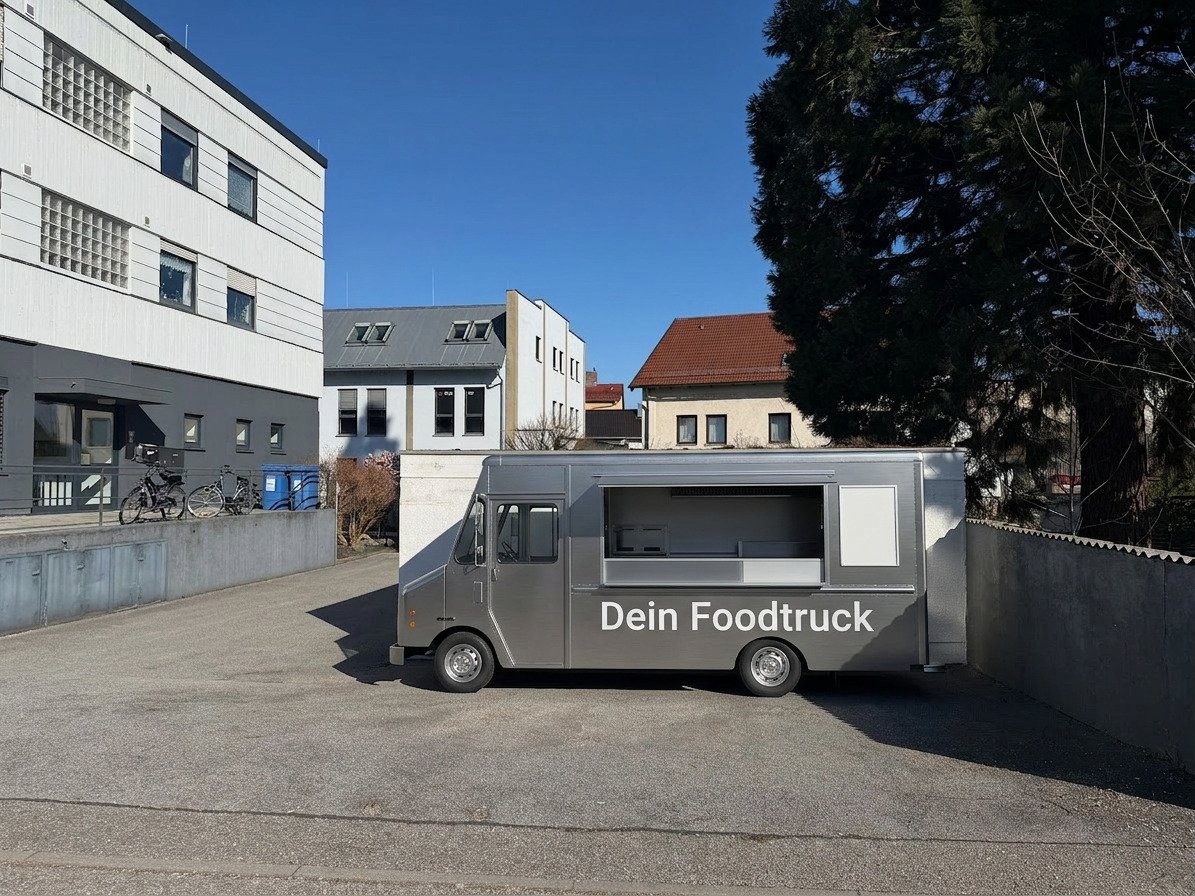 Zentrale Lage Landshut nahe Hauptbahnhof – Foodtruck-Stellplatz täglich buchbar