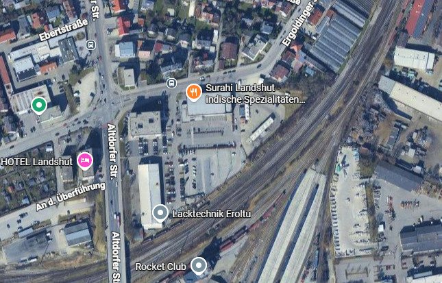 Entwicklungsfläche in Landshut mit idealen Voraussetzungen für Ladestationen nahe Hauptbahnhof