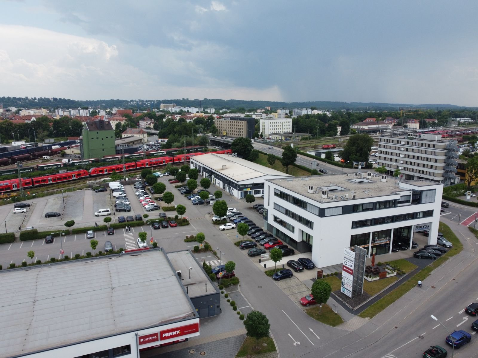 Im Zentrum der Aufmerksamkeit – Werbefläche nahe Landshuter Hauptbahnhof 